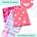 Mad Dog Girl's Pajama Pants - 2/3 Pack, Soft Micro Fleece Fashion Sleepwear Lounge. Sizes: 6-16 (Pink, XL)