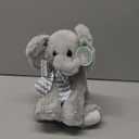 Bearington Baby Lil Spouts The Elephant Plush, 10 Inch Elephant Stuffed Animal Piggy Bank with Noise