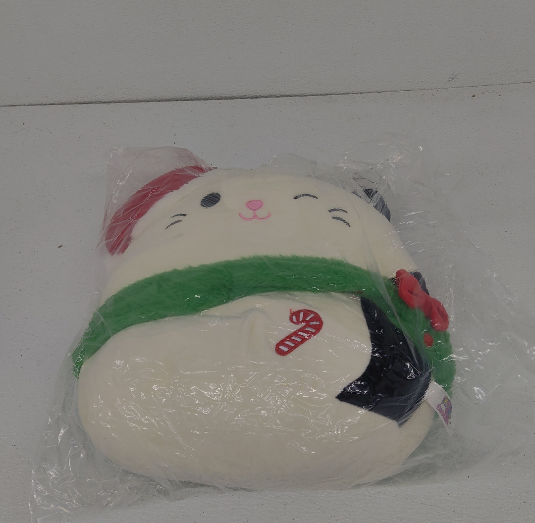 Easfan 14’’ Christmas Kitty Plush Pillow