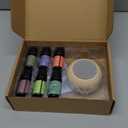 Waterless Rechargeable Scent Diffuser  Hotel Collection Diffuser Set with 6 Hotel Essential Oils  Two Intensity Modes  Home & Office Fragrance Machine