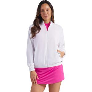 PUMA Women's Fz Wind Golf Jacket (White, XXL)