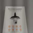 Light Bulb Security Camera Wireless Outdoor Indoor 2.4G WiFi Security Cameras for Home Security 360 PTZ Camera Motion Detection and Alarm Two-Way Audio Based E27 Light Bulb Socket (2 Pack (No Card))