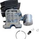 GardenPal 49mm Nikasil Cylinder with Piston Compatible with Stihl MS391 Replaces OEM 1140-020-1204 Chainsaw Replacement Parts