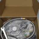 BlueStars Upgraded RV Propane 2-Stage Auto Changeover LP Propane Gas Regulator-2 Tank, with Two 18Inch RV Pigtail Stainless Braided Hoses & Gauge - Dual Propane Regulator for RV Van Trailer Camper (Full Kit)