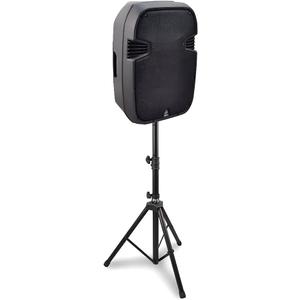 Mount Holder Heavy Duty Rubber Capped Tripod, Adjustable Height from 36.2 x 58.0 inches, Locking Safety PIN and 35mm Compatible Insert, On-Stage or In-Studio Use - PSTND1 (Single)