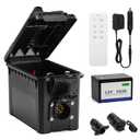 Trailer Light & Electric Brake Tester with 12V 10Ah Battery, Tests 7-Spade, 6-Round and 4/5-Flat Pin Type Trailer Harnesses, Upgrade Wireless Remote Control, IP68 Waterproof Case