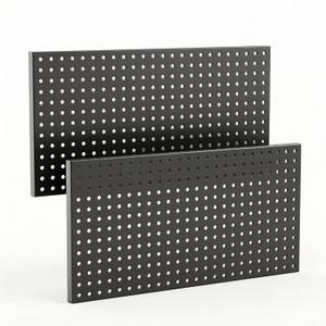 2 Pack Metal Pegboard Panels 24" x 12", Black
Heavy Duty, For Tool Storage, Pegboard Wall Organizer for Garage, Kitchen, Workshop & Office