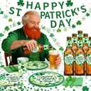 St Patricks Day Plates and Napkins St Patricks Day Decorations Party Decorations Party Supplies Saint Datricks Day Accessories