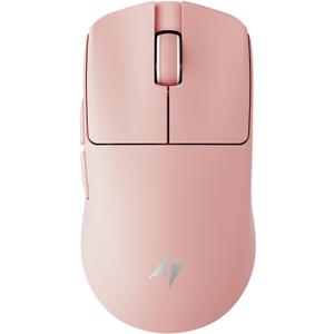ATK Blazing Sky F1 V2 Wireless Gaming Mouse, 39 g, PAW3950 Ultra Sensor, Nordic 54L15 MCU, Optical Switches, Dual 8K, Dual-Mode 2.4G/Wired, 250H Battery (Ultimate, Coral Pink)