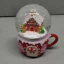 Christmas Snow Globes for Kids, Musical Snow Globe Gingerbread House Glass Snowglobes Christmas Birthday Gift for Girls Kids Daughters