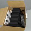 XTUGA Recording Microphone Isolation Shield, High Density Absorbent Foam 5 Panels to Filter Vocal,Top Enclosed Foldable Soundproof Cover for Condenser Studio Equipment MIS02