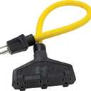 Prime AD050802 Triple-Tap Adapter, Yellow