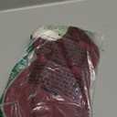 Unisex Fluffy Fuzzy Warm Slipper Socks for Men Women, Thick Fleece Lined Non-Slip Socks Indoor Floor (10.5-12.5 Women/9-11 Men, Burgundy)