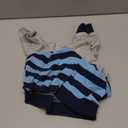 FUAMEY Dog Recovery Sleeve with Elbow Protector,Dogs Shirt Stop Licking Joints,Pet Long Sleeve Suit Protecting Dog's Front Leg Arm Wounds Cover Skin Conditions Blue Stripe, Medium