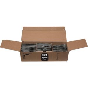 BIC Round Stic Xtra Life Black Ballpoint Pens, Medium Point (1.0mm), 500-Count Pack of Bulk Pens, Flexible Round Barrel for Comfortable Writing, No. 1 Selling Ballpoint Pens