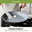 GreenPan Valencia Pro Hard Anodized Healthy Ceramic Nonstick 10" Frying Pan Skillet, PFAS-Free, Induction, Dishwasher Safe, Oven Safe, Gray