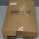 Snuggle Sac Purple Throw Blankets for Couch, Super Soft Warm Blankets Cozy Knit Fuzzy Plush Lightweight Throws for Sofa, Bed, Living Room, Heather Purple, 50x60 inches