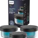 Philips Cleaning Solution for Electric Shaver S5000 S7000 S9000 S9000 Quick Clean Pods Cartridges Lemon Scent 160ml 2 Pack (About 9 Months) CC13/51
