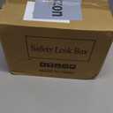 Large Lock Box - Security Combination Lock Box, Locking Storage Case for Personal Items and Medicine, Childproof Lockable Lockbox for Home/Office/School, 10.2x6.8x6.9 Inch, Black