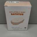 MINK Inflatable Bathtub for Toddlers - Portable Baby Tub with Built-in Air Pump - Collapsible Design for Easy Storage - Perfect for Newborns to Infants (Bear)