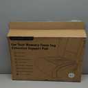 Coverado Car Seat Extender Leg Support, Leather Leg Support Cushion, Car Leg Extender Cushions for Long Driving, Waterproof Car Seat Cushions Leg Rest Pad Universal Fit for Most Car Seat