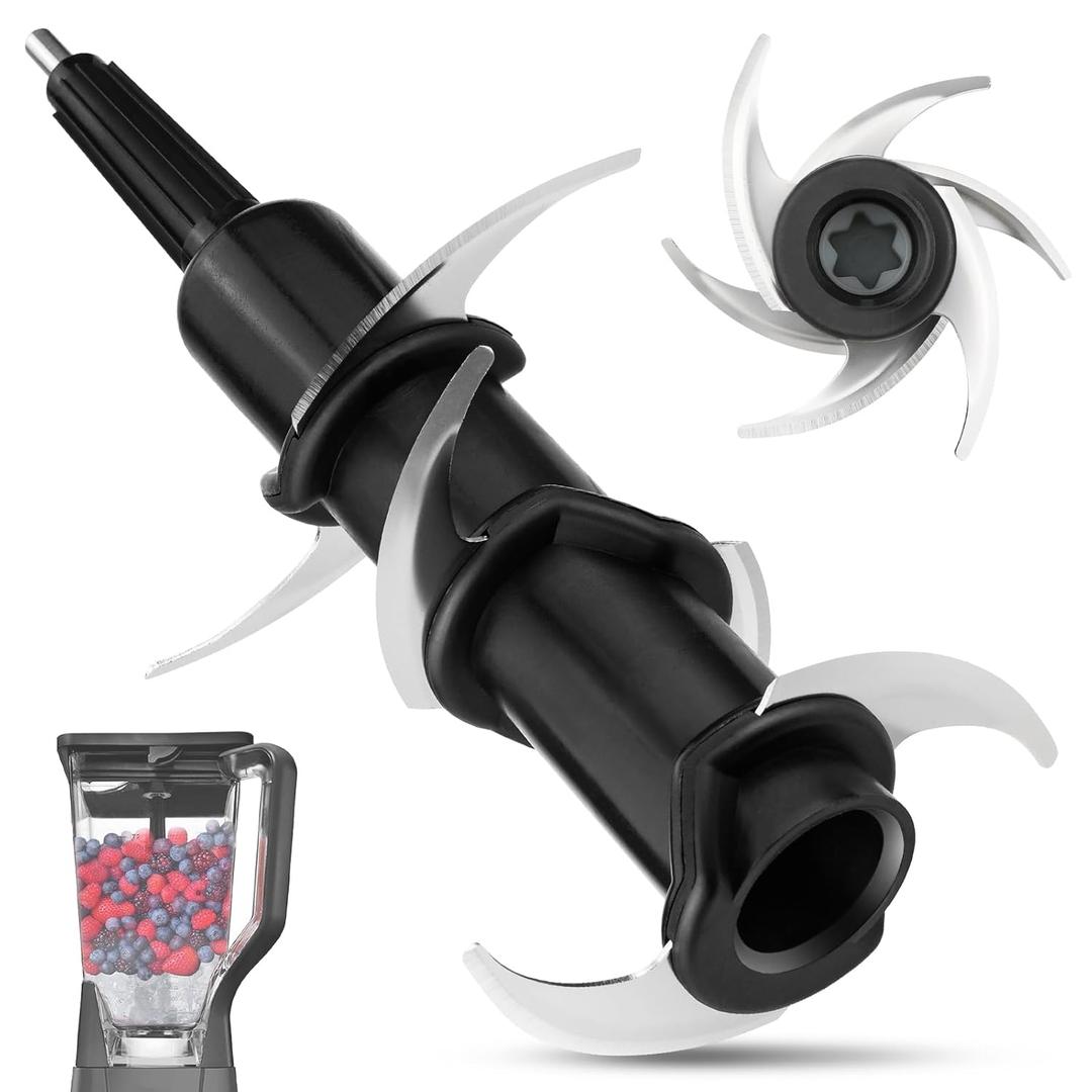 Blender Blade Replacement Compatible with Ninja 72 oz Pitcher, 6 Blade Replacement Parts Compatible with Ninja 1100W 1200W 1500W Pitcher BL610 BL640 BL642 BL680 BL770