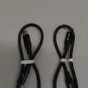 AGVEE 2 Pack 1ft USB-C to Mini USB Cable, Braided Durable Mini-B 5-Pin to Type-C Data Charging Charger OTG Cord for Hero 3+, PS3 Controller, Canon Nikon Camera, GPS, Blue Yeti, Black