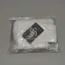 SUUKSESS Women Sexy Mesh Sheer Crop Tank Tops Sleeveless Ruched Going Out Tops (Large, Snow White)