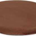 Greenjin 13" Round Memory Foam Seat Cushion Anti Slip Circle Chair Pad with Rubber Back Detachable Round Stool Cushions Machine Washable for Kitchen Dining Office Chairs Highstools Coffee