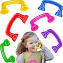 Honoson 6 Pcs Whisper Reading Phones Auditory Feedback Reading Phone Classroom Hear Myself Sound Phone Colored Speech Therapy Toy Tool for Children Accelerates Fluency and Pronunciation