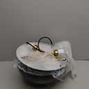 Nathan James Percy Modern 2-Light Pendant Island Light Fixture, Hanging Lights with Metal Shade and Adjustable Cord, for Kitchen, Living Room, Black/Vintage Brass (Set of 1)