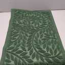 Bulijojo Front Door Mat Entrance,Durable Heavy Duty Welcome Mat,Thick Absorbent Natural Rubber Non Slip Mat,Sturdy Entryway Green 23"x35" (1'11" x 2'11" (Leaf))