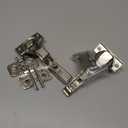 Blum Clip top BLUMOTION Soft Close Hinges, 110 Degree, Self Closing, Frameless, with Mounting Plates and Hinge Cover Plates (Inset - 2 Pack (1 Pair))