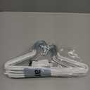 devesanter Pants Hanger, 30 Pack Space Saving Open-Ended Metal Pants Hanger, Non Slip Trousers Slack Hangers Organizers for Pants Jeans Slacks Scarf Trousers TiesWhite