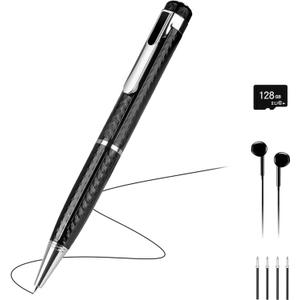 128GB Voice Recorder with Noise Cancellation - Clear Audio Recording for Meetings, Lectures & Interviews | Portable Digital Recorder for Students, Professionals & Work