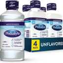Pedialyte Electrolyte Drink, Hydration Drinks for Kids & Adults, Unflavored, 1 Liter, Pack of 4