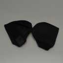 Welnove 2PCS Heel Protectors, Heel Pads, Heel Support for Heel Pain from Plantar Fasciitis - Heel Spur -Tendinitis- Cracked Heels (Women Sizes: 6-14. Men Sizes 7-13-Black)