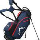 GoHimal 14-Way Golf Stand Bag, Golf Bag with Stand - Lightweight Durable Club Bag for Men & Women (Dark Blue)