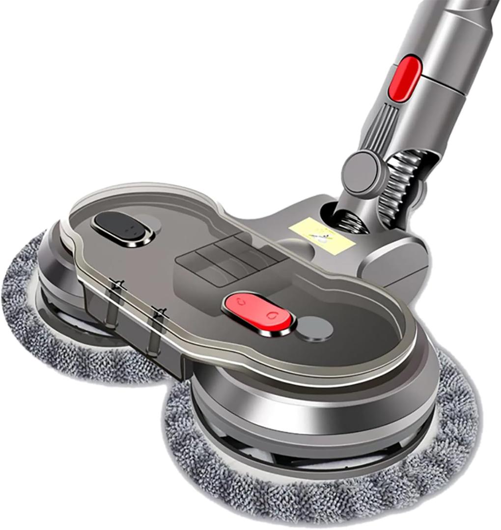 Generic SAXPYTLITE Electric Mop Head Attachment for Dyson V10/V11 Wet&Dry Dual-Use Vacuum Cleaner with Removable 250ML Water Tank and 6 Washable Nylon Mop Pads