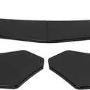 Universal Front Bumper Lip Chin Splitter Body Kit Splitter Trim Spoiler Compatible with Benz///