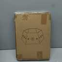 Blissun Metal Christmas Tree Ring, Christmas Tree Collar with Printed Snowflake, Willow Tree Skirt Base Stand for Christmas Tree Decorations (Silver)