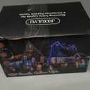 Christmas Lights Outdoor, 53 FT 486 LED Christmas Lights for Outside, Timer & Memory, Plug in 8 Modes Hanging Fairy Lights with 108 Drops for House Eaves Yard Patio Holidays Decorations, Multicolor