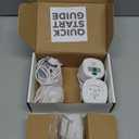 2K Cameras for Home Security-Outdoor/Indoor Camera for Dog/Cat/Pet/Nanny/Baby, Color Night Vision, White Light, Siren, 24/7 SD Recordings, Works with Alexa/Google Home, C1 (C1-White-2pack-2.4G)