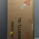 Iwell Storage Cabinet with 2 Doors and 4 Storage Shelves, Bathroom Cabinet, Cupboard for Living Room, Home Office, Entryway, Black