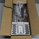 GADFISH Sand Scoop for Metal Detecting, Metal Detector Scoop, Stainless Steel Sand Sifter Shovel, Fast Sifter Shovel for Underwater Treasure Hunting (Stainless Steel)