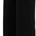 Women's Knee High Suede Boots for Women Wide Calf Square Toe Stiletto Heels Tall Boots Pull On High Heel Long Booties (9, Black)