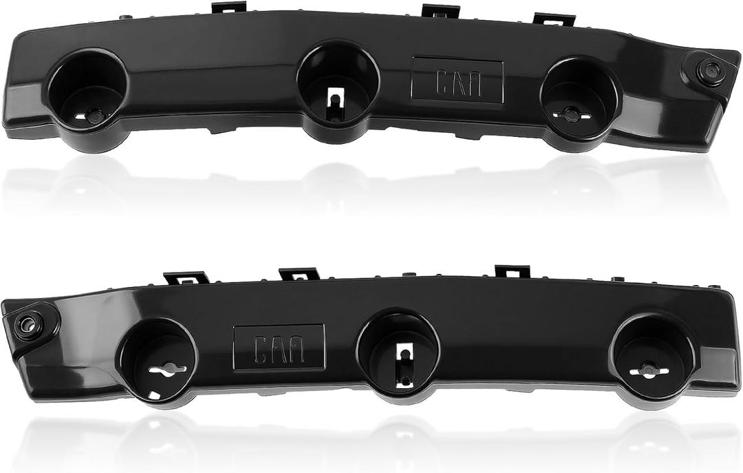 Front Bumper Bracket Driver & Passenger Side Bumper Fender Bracket Covers Compatible with Nissan Rogue 2014 2015 2016 2017 2018 2019 62222-4BA1A 62223-4BA1A NI1032108 NI1033108