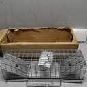 HOMESTEAD Live Trap Indoor/Outside - Squirrel Trap, Have A Heart Animal for Chipmunk, Small Rabbits, Weasel and Similar-Size Rodents, 18"x5"x5", Fully Assembled