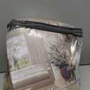 Latte Brown Pleated Linen Blackout Curtains 90 Inches Long for Bedroom Living Room Pinch Pleat Black Out Thermal Insulated Room Darkening Ring Hooks Room Darkening Drapes Curtains with Liner 40x90