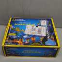 National Geographic Marble Run with Motorized Elevator - 150-Piece Marble Maze Kit with Motorized Spiral Lift, 30 Marbles, Storage Bag & More, Perpetual Motion Machine, Kids Physics Toys